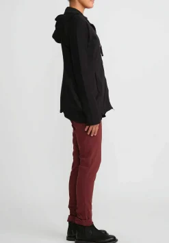 Rundholz Black Label Stretch Skinny Pants In Red Wood