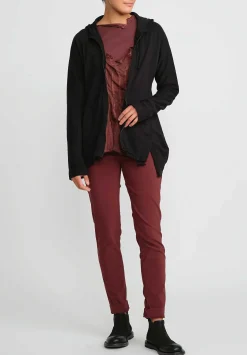 Rundholz Black Label Stretch Skinny Pants In Red Wood