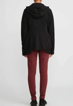 Rundholz Black Label Stretch Skinny Pants In Red Wood