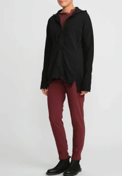 Rundholz Black Label Stretch Skinny Pants In Red Wood