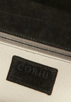 Corîu Suede Large Bitta Bag In Dark Brown