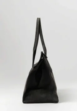 Corîu Suede Large Bitta Bag In Grey