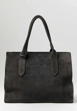 Corîu Suede Large Bitta Bag In Grey