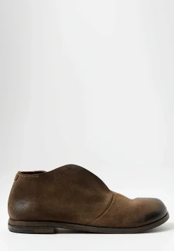 Marsèll Suede Listello Slip-On Shoe In Malta Brown