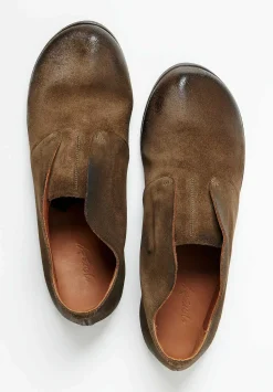 Marsèll Suede Listello Slip-On Shoe In Malta Brown
