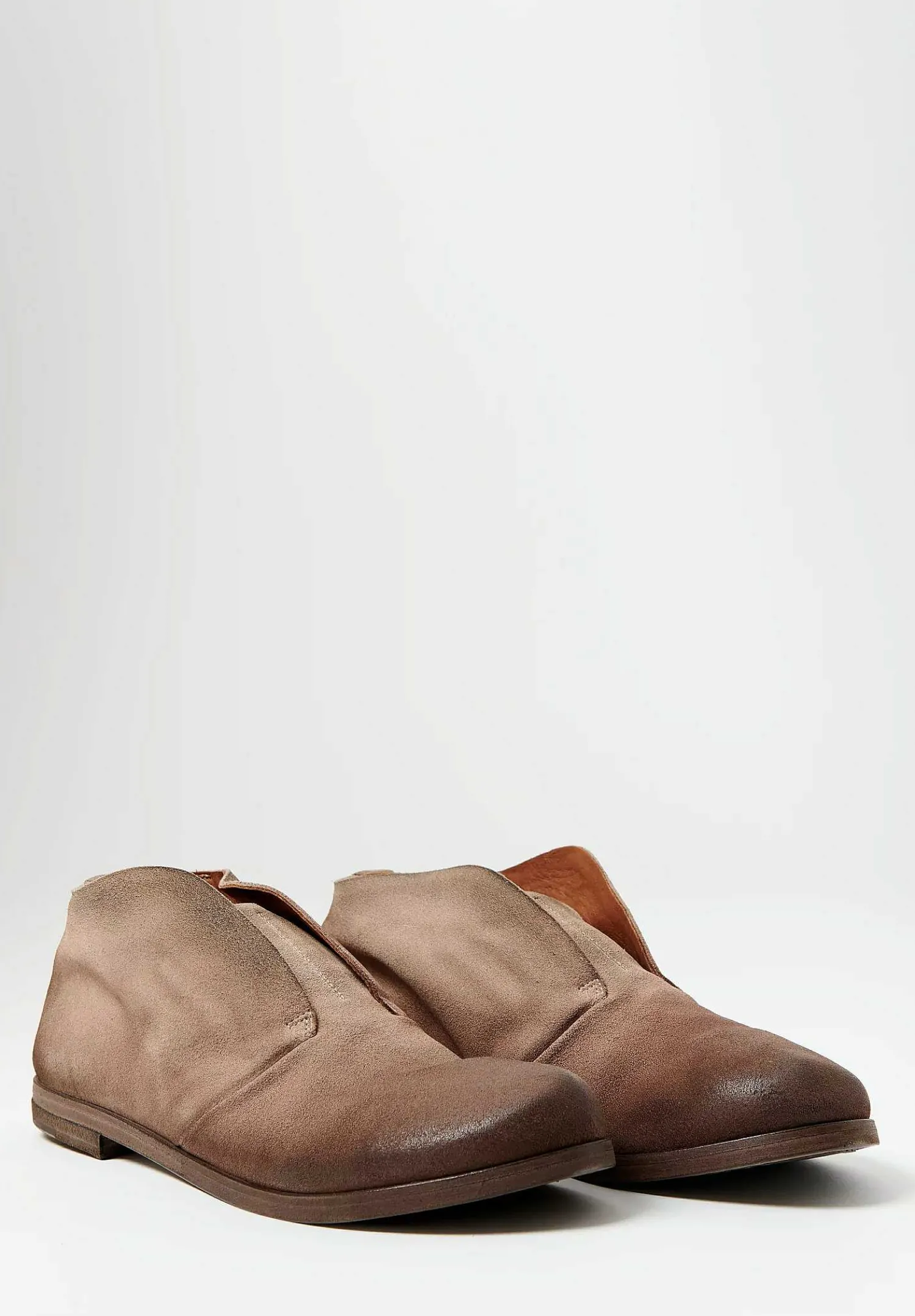 Marsèll Suede Listello Slip-On Shoe In Argilla Brown