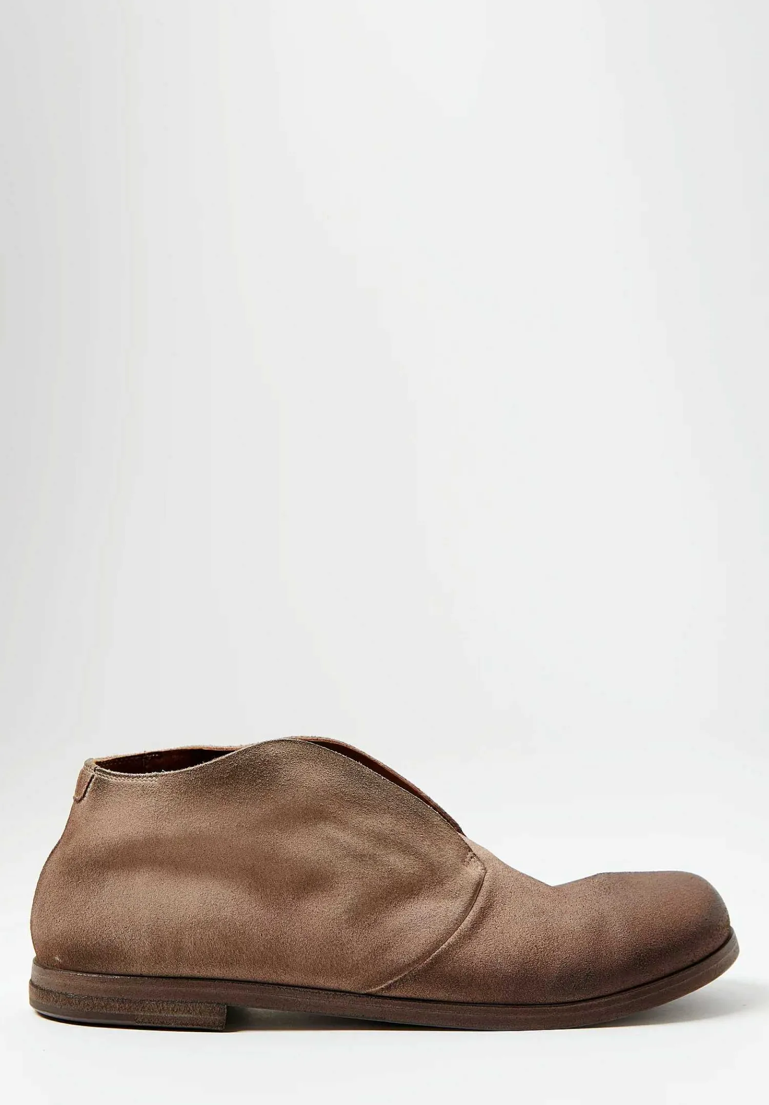 Marsèll Suede Listello Slip-On Shoe In Argilla Brown