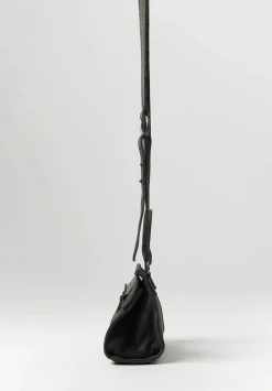 Corîu Suede Mini Bitta Crossbody Bag In Grey