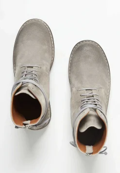 Marsèll Suede Parrucca Lace-Up Ankle Boots In Asfalto Grey
