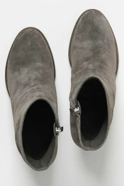 Officine Creative Suede Sherry Boot In Light Cachemire Grey