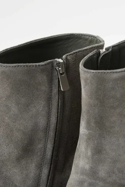Officine Creative Suede Sherry Boot In Light Cachemire Grey
