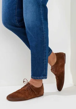 Marsèll Suede Steccoblocco Derby Shoe In Basalto Brown