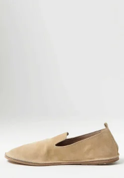 Marsèll Suede Strasacco Pantofola Shoe In Biscotto Brown