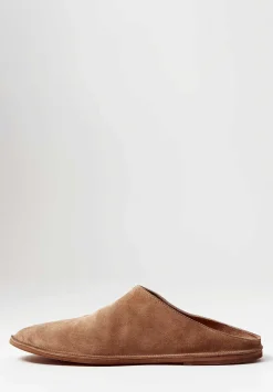 Marsèll Suede Strasacco Sabot In Hazelnut Brown