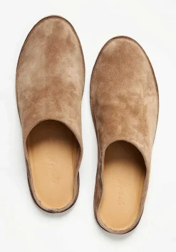Marsèll Suede Strasacco Sabot In Hazelnut Brown