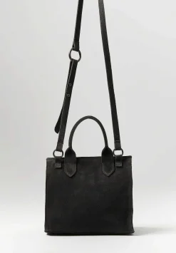 Corîu Suede Xsmall Bitta Crossbody Bag In Grey
