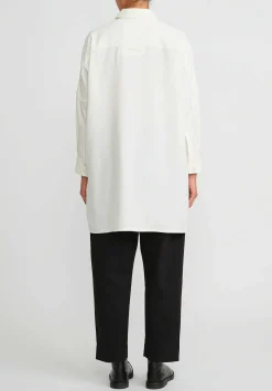 Toogood The Trawlerman Silk Shirt In Raw White
