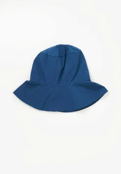 Album di Famiglia Tissue Cotton Hat In Navy Blue