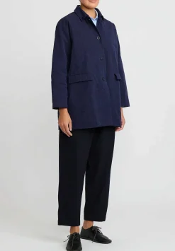Casey Casey Tough Cotton Ethal Jacket In Navy Blue