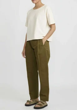 Toogood Twill Signaller Trouser In Khaki Green