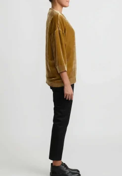 Toogood Velvet ''Pianist'' Top In Old Gold
