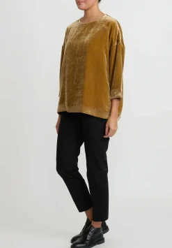 Toogood Velvet ''Pianist'' Top In Old Gold