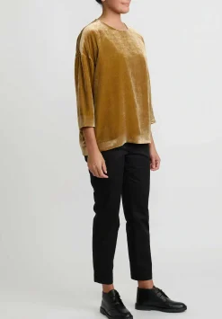 Toogood Velvet ''Pianist'' Top In Old Gold