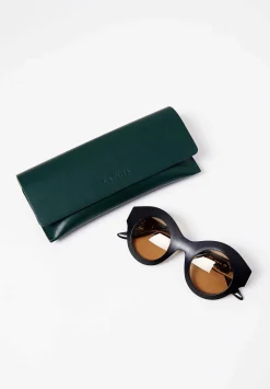 Lapima Vera Sunglasses In Natural Black Vintage