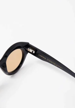 Lapima Vera Sunglasses In Natural Black Vintage