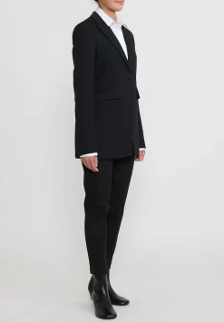 Jil Sander Virgin Wool Tailored Jacket In Black