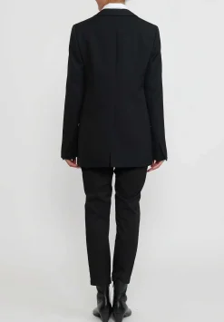 Jil Sander Virgin Wool Tailored Jacket In Black