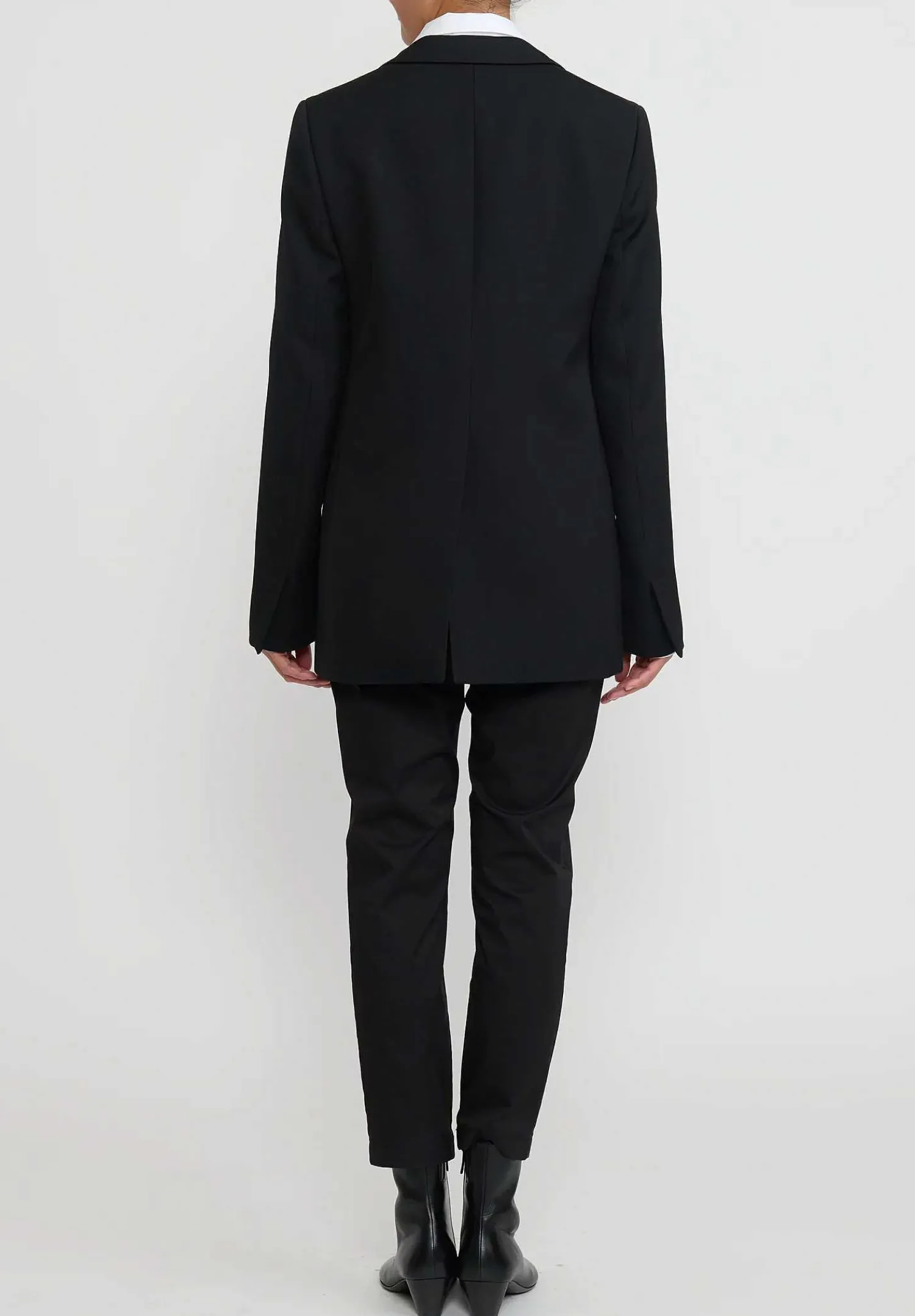 Jil Sander Virgin Wool Tailored Jacket In Black