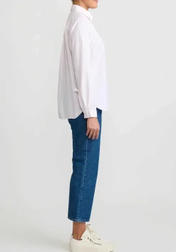 Bergfabel Washed Paper Cotton Loose Tyrol Shirt In Pale Pink