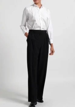 The Row Wide Leg ''Phoebe'' Pants In Black