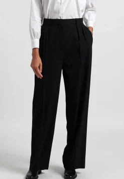 The Row Wide Leg ''Phoebe'' Pants In Black