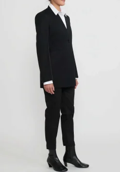 Jil Sander Wool Tailored Blazer In Black