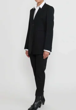 Jil Sander Wool Tailored Blazer In Black