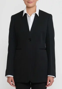 Jil Sander Wool Tailored Blazer In Black
